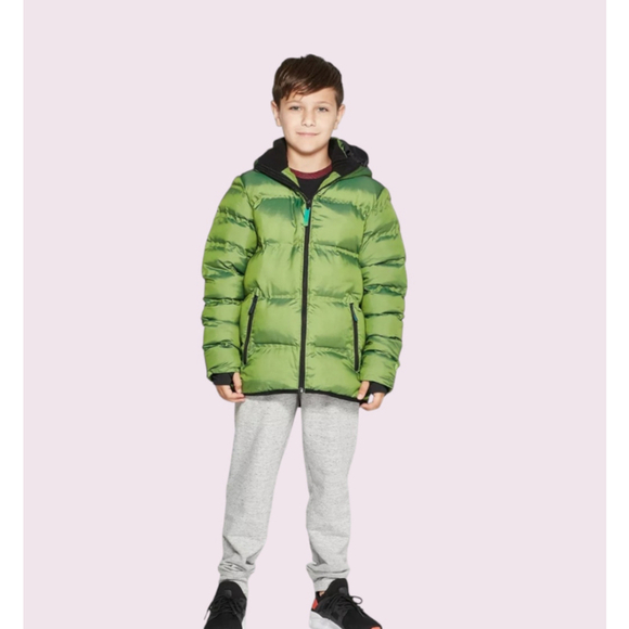 Champion C9 Puffer Jacket, Coat Boys Size S (6-7) Green - Picture 1 of 12